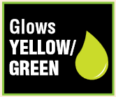Glows Green/Yellow